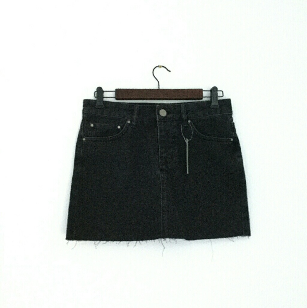 ASOS Black Denim Skirt